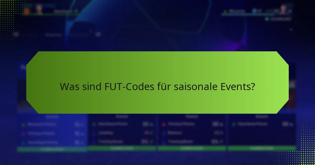 Wann finden saisonale Events statt?